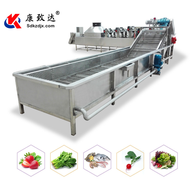 全自動洗菜機 蔬菜清洗線 凈菜加工專用清洗分選機